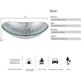 48" White Bathroom Vanity – Marble-Texture Top, 4 Drawers & Double Glass Vessel Sinks (Modern Standing Cabinet)