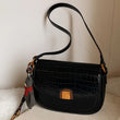 Small PU Leather Shoulder Bag for Women – Adjustable Strap Crossbody Purse with Buckle Closure 👜✨