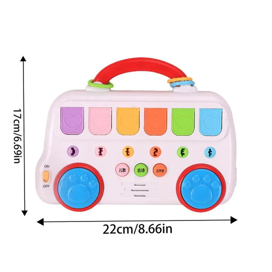 Animal Popping Game – Interactive Musical Toy for Toddlers, Educational Color Sorting & Popping Animals for Kids Ages 1–3