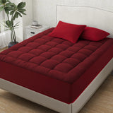 “Cooling Quilted Mattress Pad – Breathable Fitted Mattress Cover & Protector with 8–21 Inch Deep Pocket”