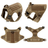 Large Dog Harness & Leash Set – Training & Walking Vest with Collar for German Shepherd, Malinois & Medium/Large Dogs