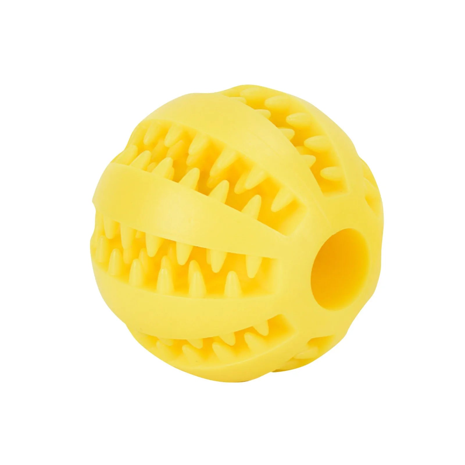 Prickly Watermelon Ball – Elastic Rubber Chew Toy for Puppies & Dogs (Teeth Cleaning & Treat Dispenser)