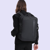 Multifunctional Waterproof 15.6" Laptop Backpack with USB Charging for Business Travel