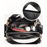 Women’s Large-Capacity Retro Tote Bag – Single Shoulder Crossbody Convertible Commuter Bag