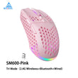 SM600 3-Mode Wireless Gaming Mouse – Ergonomic Rechargeable Mouse with Zero Latency, Macro Software & Adjustable DPI