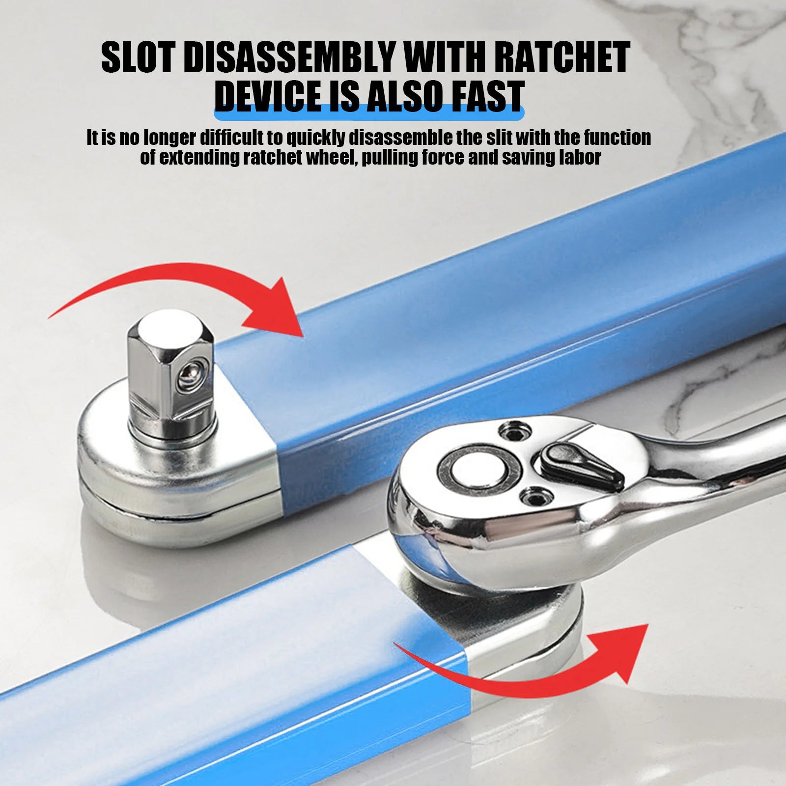 Professional Drive Ratchet Wrench – Multifunctional Household & Repair Tool for Air Conditioning & Refrigeration 🛠️✨