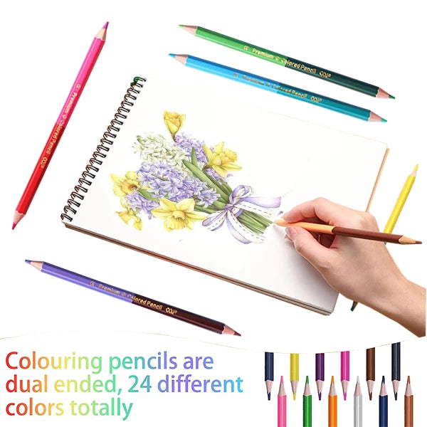 Drawing Pencil Art Set – 26-38 Piece Graphite & Charcoal Sketching Kit with Blending Stumps