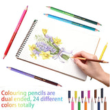 Drawing Pencil Art Set – 26-38 Piece Graphite & Charcoal Sketching Kit with Blending Stumps