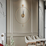 Modern Hollow Design Wall Clock – Silent Quartz Metal Clock with Durable Iron Frame for Home or Office Décor