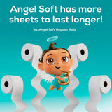 Soft Toilet Paper – Strong & Gentle Tissue, Available in 4, 8, 16 & 48 Mega Rolls (Equivalent to 16, 32, 64 & 192 Regular Rolls)