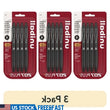 3-Pack Retractable 0.7 mm Black Gel Pens – Smooth, Fade-Resistant Writing for School & Office