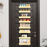 Adjustable Wall-Mounted 8-Layer Storage Rack – Multi-Scene Organizer for Kitchen, Bathroom & Closet