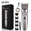 Sejoy Professional Electric Hair Trimmer – Cordless Men’s Hair Clipper & Beard Trimmer with Stainless Steel Blades & Quiet Motor