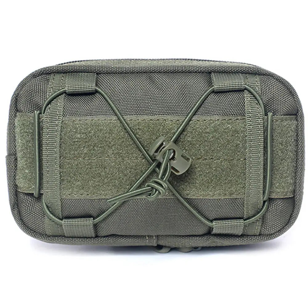 MOLLE Tactical Waterproof Pouch – Compact EDC Utility Tool Bag for Hiking, Fishing, Camping, Hunting & Outdoor Work