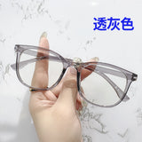 Transparent Anti-Blue Light Computer Glasses – Stylish Square Eyewear for Women & Men, Eye Protection for Work & Screen Use