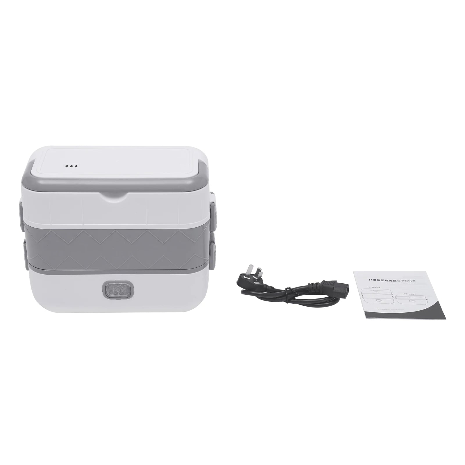 200 W Portable Food Insulated Electric Lunch Box – Double Layer Heating Container for Office, Travel & Home