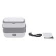 200 W Portable Food Insulated Electric Lunch Box – Double Layer Heating Container for Office, Travel & Home