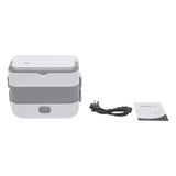 200 W Portable Food Insulated Electric Lunch Box – Double Layer Heating Container for Office, Travel & Home