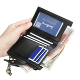 Casual Women’s PU Leather Wallet – Elegant Zipper Bifold Clutch Purse with Card Holder & Coin Pocket