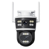 5MP Dual-Lens PTZ WiFi Security Camera – Outdoor Night Vision CCTV, Motion Detection & Baby Monitor 📹🌙
