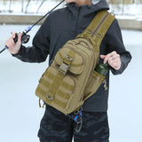 OULYLAN Lightweight Waterproof Outdoor Backpack – Large-Capacity Travel & Fishing Pack | Versatile Men’s Daypack