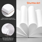 Shuttle Art A4 160 gsm Marker Pad – 11.69×8.27″ Smooth Bleedproof Drawing Paper (60 S