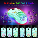 Ziyou Lang Wired Gaming Keyboard and Mouse Combo – Blue LED Backlit Mechanical Keyboard with Precision Gaming Mouse