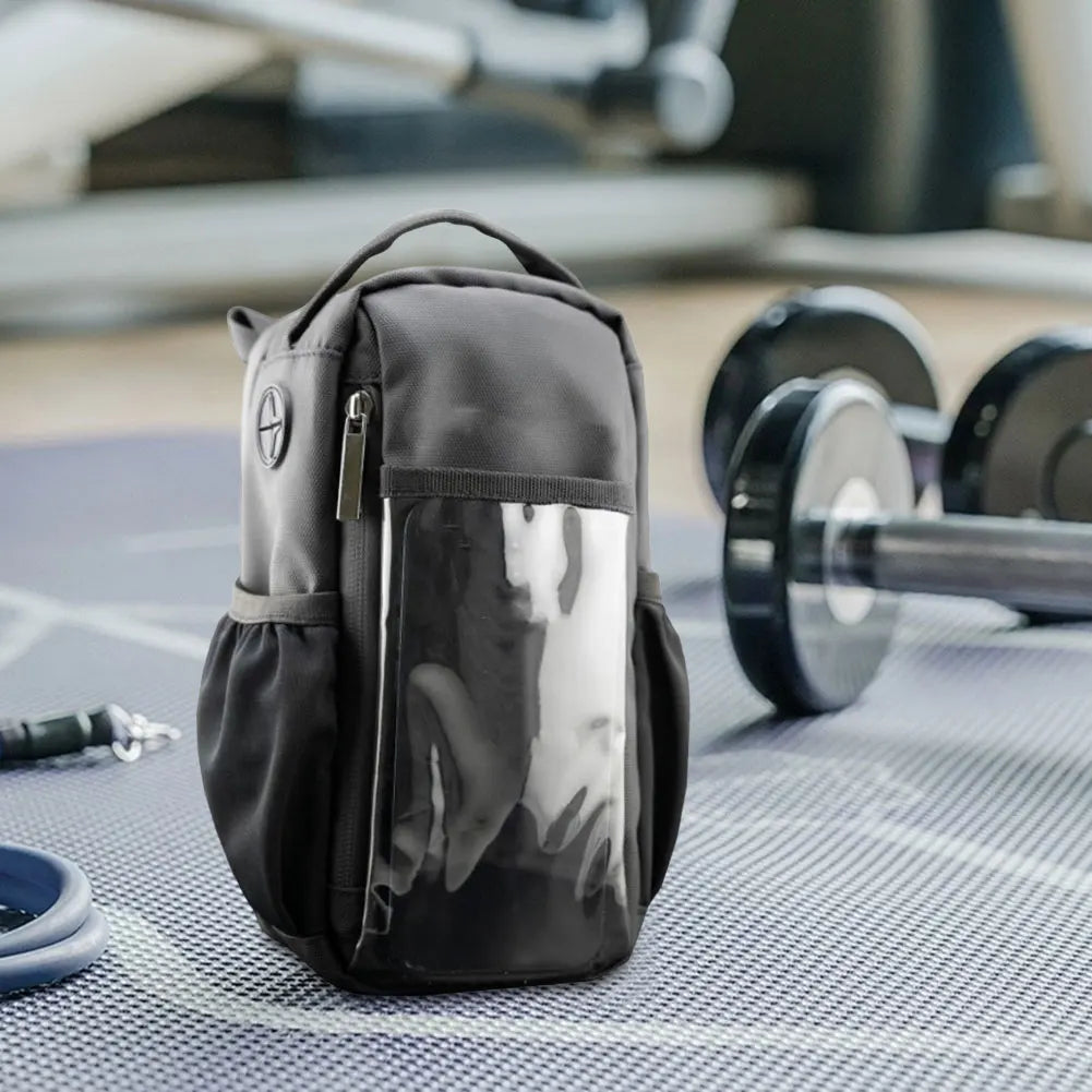 Magnetic gym sling crossbody bag – lightweight sports organizer with water bottle holder for men & women gym accessories