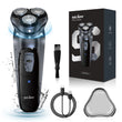Sejoy Electric Razor – USB‑C Rechargeable Rotary Shaver with 3D Floating Heads & Pop‑Up Trimmer for Travel 🧳🪒