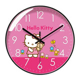 Cute Hello Kitty Wall Clock – Silent Non-Ticking Quartz Clock for Kids’ Bedroom & Nursery | Noiseless Sweep Movement