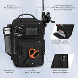 Tactical fishing sling tackle bag – lightweight waterproof backpack for gear & equipment, multi-storage fishing bag for men
