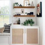 36-inch Floating Wall Shelf Set (2-Pack) – Slim Profile Storage Solution for Bathroom & Bedroom