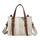 Retro PU Leather Tote Bag for Women – Solid Color Top Handle, Shoulder & Crossbody Satchel Work Handbag
