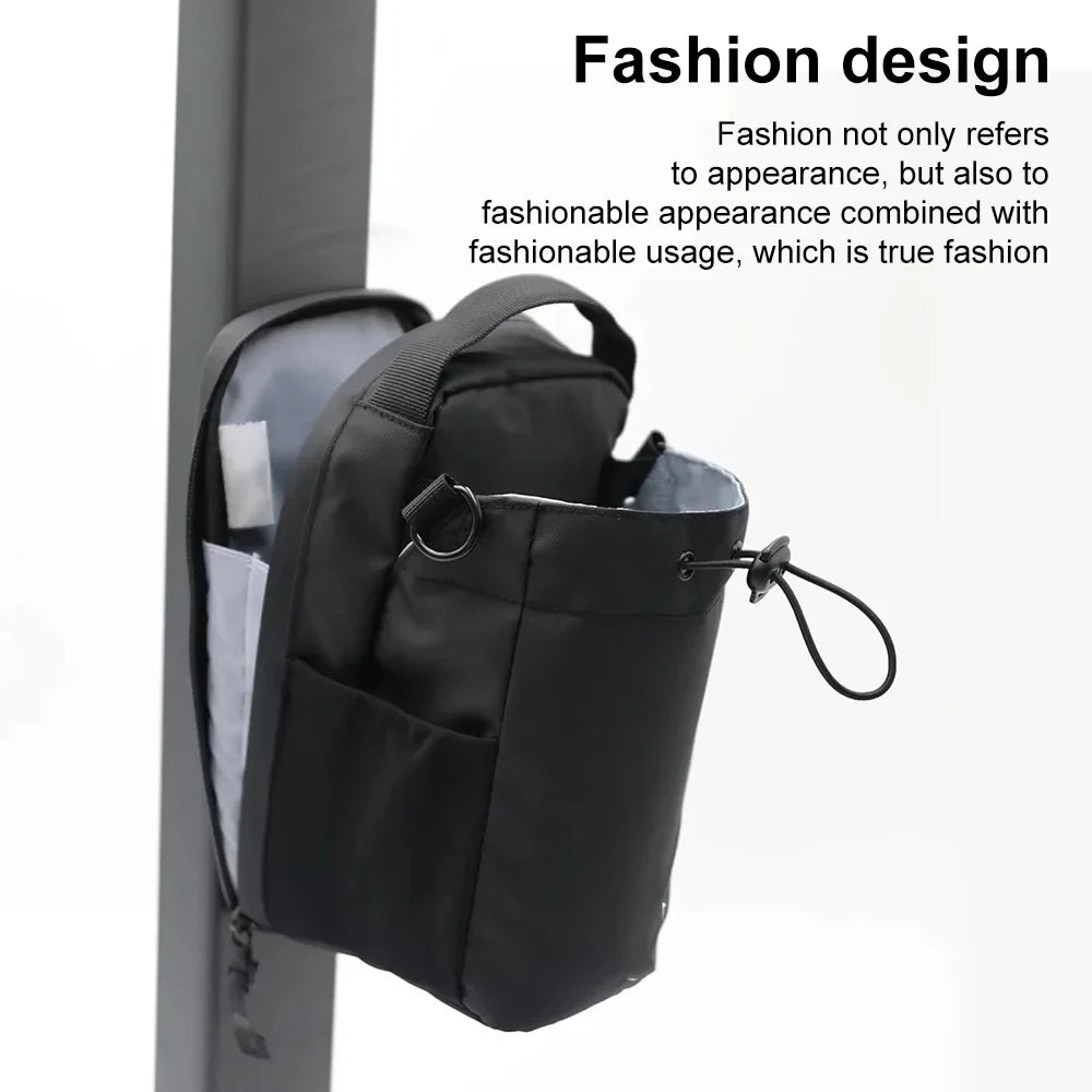 Magnetic Gym Sling Bag – Waterproof Sports Crossbody Shoulder Pack with Phone & Water Bottle Holder for Travel, Fitness & Outdoor Use