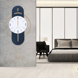 Stylish Large Silent Metal Wall Clock – Battery Operated Modern Home Décor for Living Room 🕒✨
