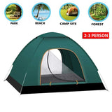 Automatic Pop-Up Camping Tent – Waterproof & Sun-Proof Portable Shelter for 2–3 People ⛺🌞💧