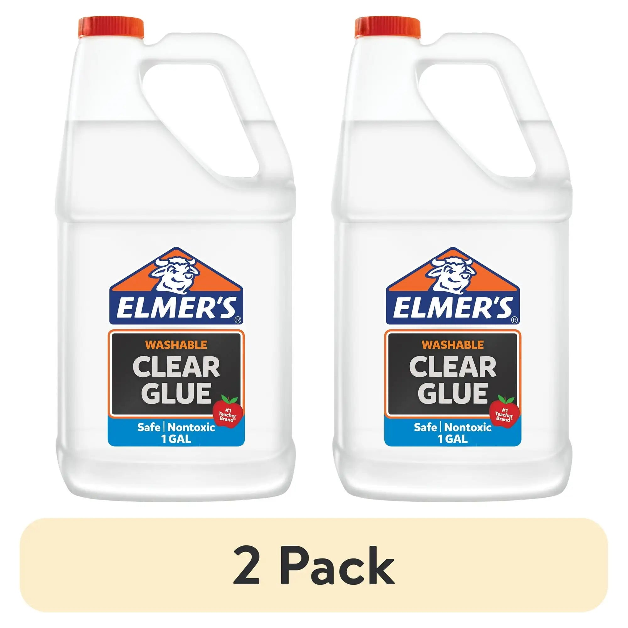 2-Pack Elmer’s Liquid School Glue – Clear, Washable & Great for Slime DIY 🧪⭐