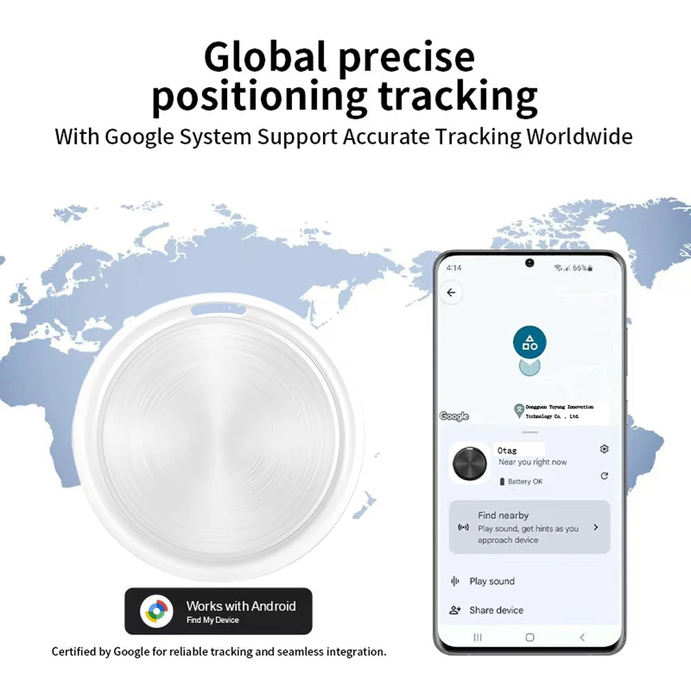 GPS Tracker for Android – Smart Item Locator & Finder for Wallets, Bags, Luggage, Pets & Backpacks