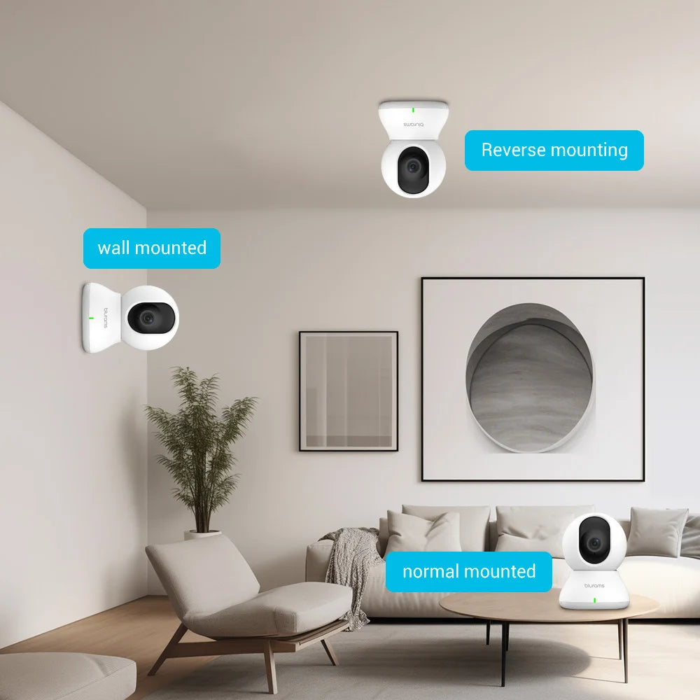 Blurams Baby Monitor Camera – 2K HD Smart Home Security Camera with Motion Detection, Two-Way Audio & Night Vision, Easy Setup