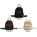 Women’s Bowknot Embroidery Backpack — Large-Capacity Trendy School, Outdoor & Picnic Rucksack