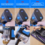 TASVAC S8 Cordless Vacuum Cleaner – 28KPa 260W 9-in-1 Stick Vac for Hardwood, Pet Hair & Car Cleaning