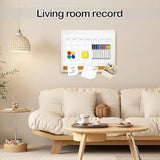 Dry Erase Calendar Whiteboard – 17×13″ Magnetic Reusable Monthly Planner for Home, Office & Classroom