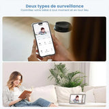 ieGeek 5.2K 3MP Baby Surveillance Camera – 360° PTZ Baby Monitor with Dual-Screen Preview, Motion Detection & Night Vision