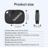 4–8 Pack ISOOCO Smart Item Finder – Bluetooth GPS Locator Tags Compatible with iOS Find My for Keys, Cars & Luggage