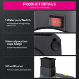 Lecon Chef 3-in-1 Electric Food Processor – Vegetable Dicer, Chopper & Slicer with 3 Stainless Steel Blades