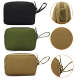 Tactical Small EDC Bag – Nylon Coin, Money & Key Pouch with Zipper Card Pocket & Outdoor Belt Pack