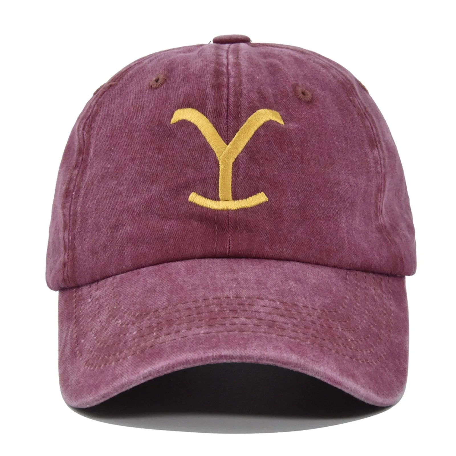 Yellowstone Dutton Ranch Embroidered Baseball Cap – Distressed Ponytail Hat with Sun Protection