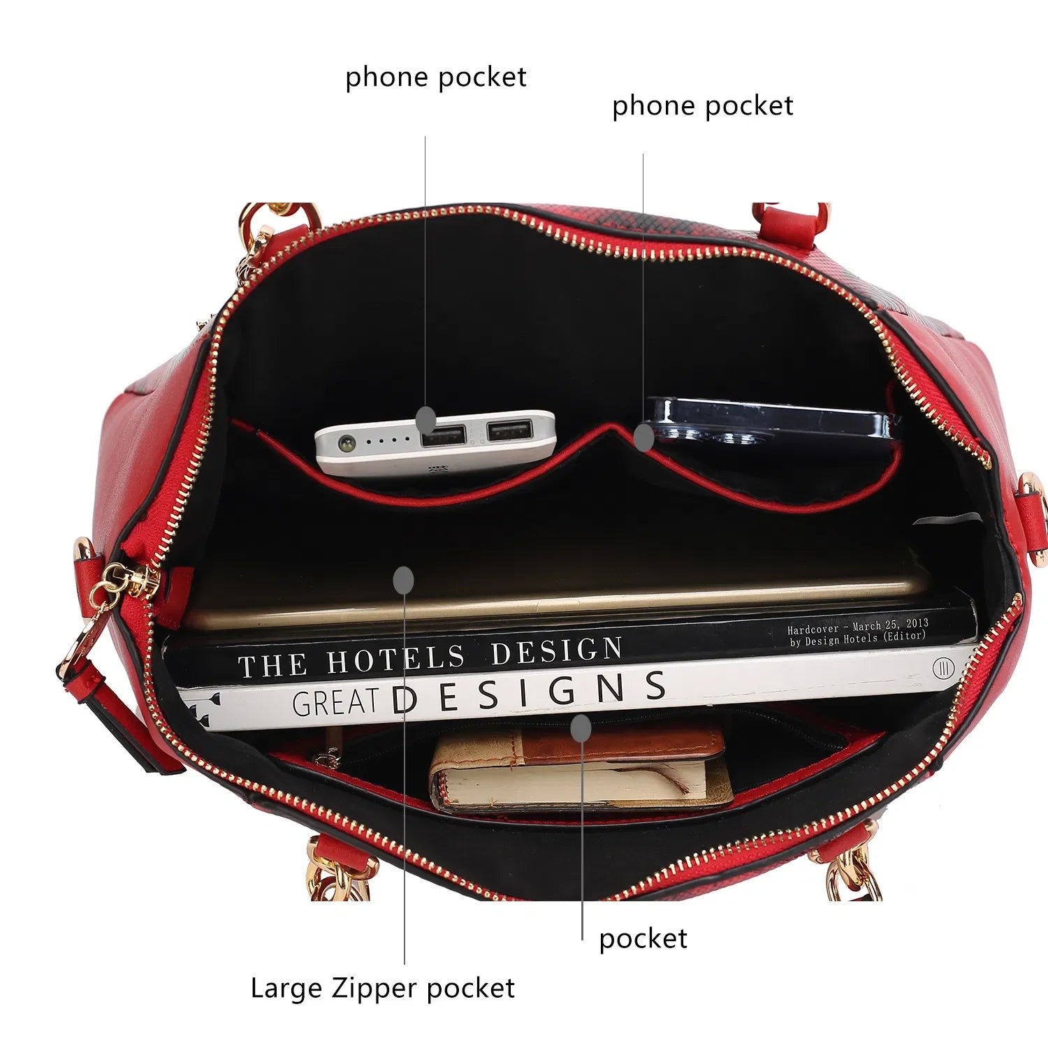 MKF Collection Addison Vegan Leather Snake-Embossed Tote Bag with Matching Wristlet