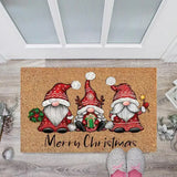 Colorful Christmas Welcome Mat – Fun Outside Entrance Doormat Rug for Home Decor 🎄✨