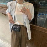 Women’s Mini Quilted Belt Bag – Versatile Crossbody Sling & Stylish Satchel Purse for Trendy Daily Wear